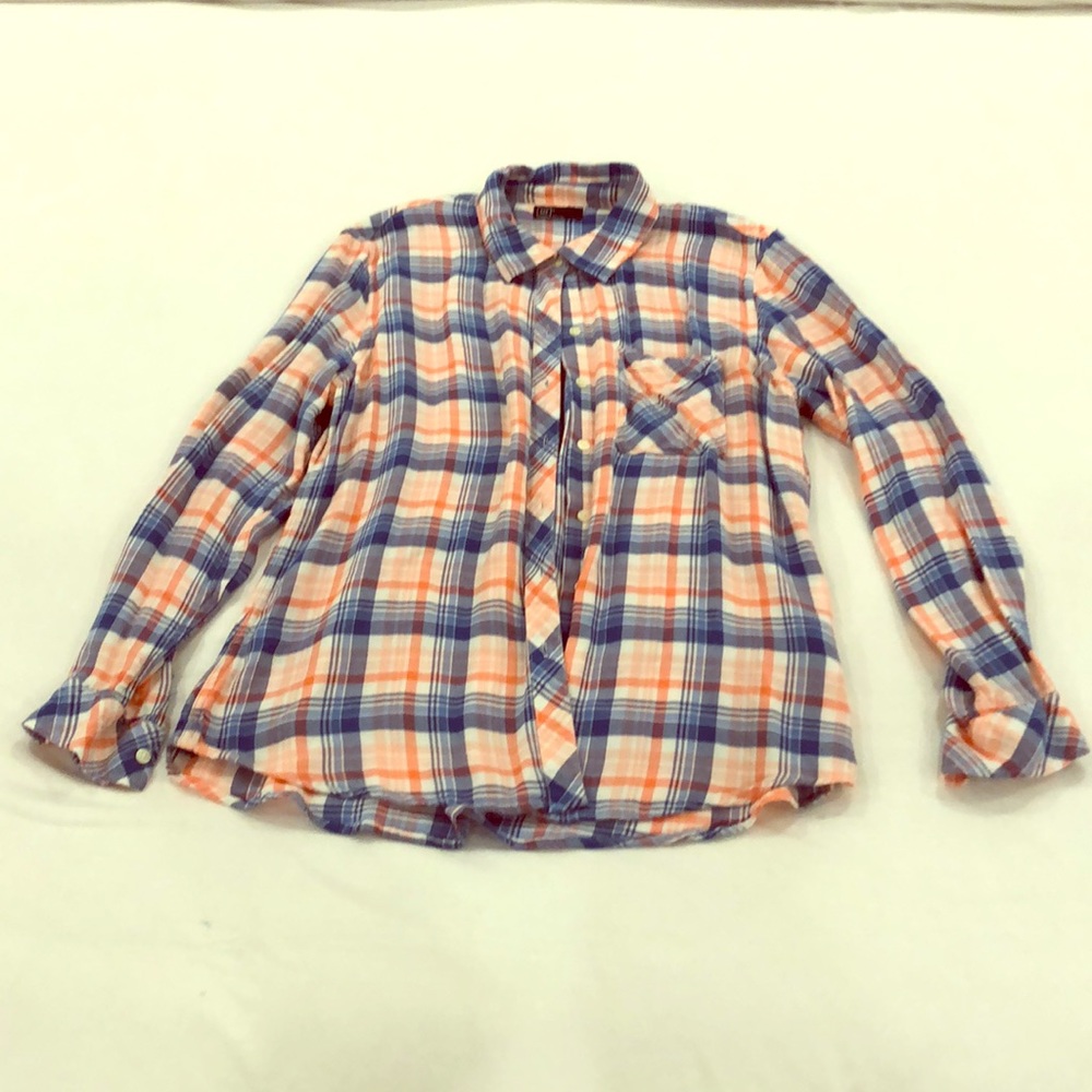Gap size large flannel